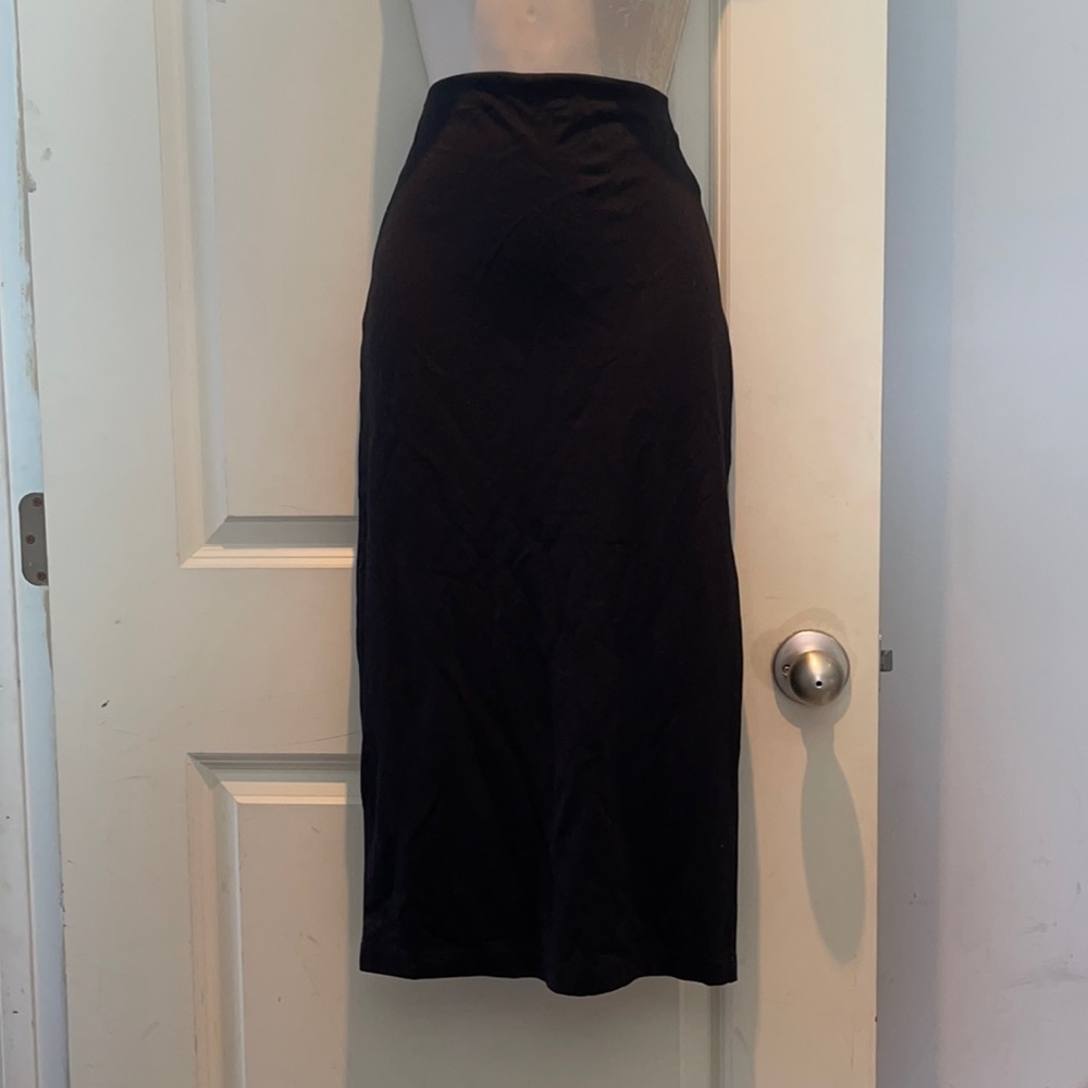 Sanctuary clothing black stretch long skirt S